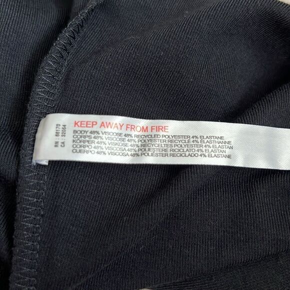 NWOT FP Beach Free People Black Sleeveless Tank Top Mini Dress Size M - Picture 11 of 11